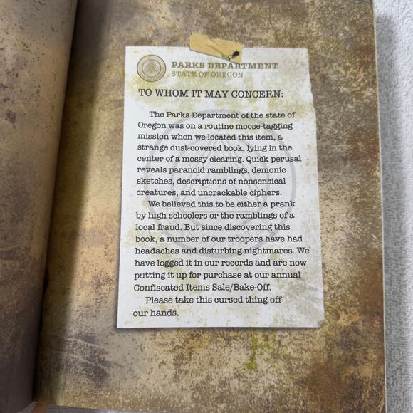 Gravity Falls: Journal 3 Alex Hirsch Hardcover 1st Edition 1st Print July 2016 - Picture 7 of 7